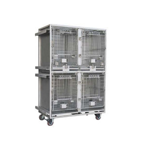 2 strati dell'acciaio inossidabile laboratorio scimmia gabbie - Product Image 4