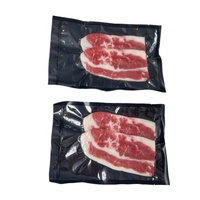 Sacs sous vide transparents noirs de qualité commerciale 5 mil, prédécoupés, lisses, pour la conservation des aliments, du poisson et de la viande