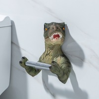 Porte-mouchoirs T-Rex personnalisé en gros porte-papier toilette simulation dinosaure Dragon porte-serviettes en papier pour décoration de salle de bain pour enfants