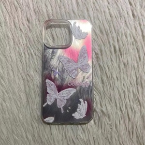 Pour OPPO Realme <span class=keywords><strong>C33</strong></span> C35 motif de feux d'artifice coloré impression couverture de téléphone pour iPhone 15 TPU rose papillon Design IMD coque de téléphone - Product Image 5