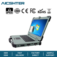 Nouvel ordinateur portable robuste Intel OEM ODM 15,6 pouces gris IP65 étanche à la poussière avec ports personnalisés UE pour le travail sur le terrain