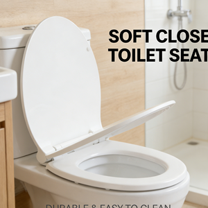 Asiento de Inodoro de Instalación sin Herramientas, Ajuste <span class=keywords><strong>Universal</strong></span>, <span class=keywords><strong>Tapa</strong></span> de <span class=keywords><strong>WC</strong></span> Fácil de Limpiar - Product Image 2