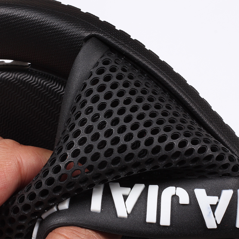 OEM EVA PVC Couple Massage Slippers Women Non-slip Thick Sole Slippers Men