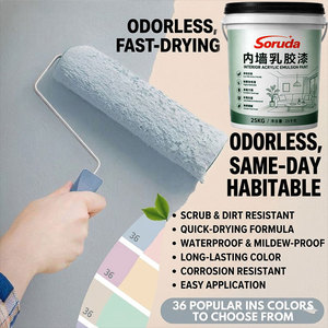 High Hiding Power <b>Scrub</b> Resistance Clean Taste Mildew Resistance Anti-Corrosion Exterior Wall Latex Paint Water-Based - Product Image 5