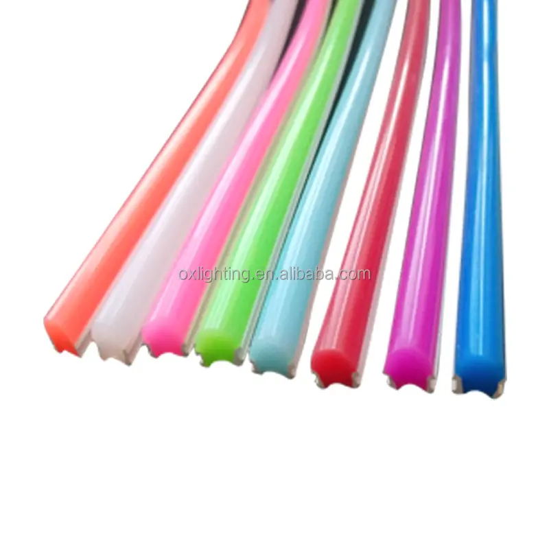 6MM 8MM Flexible Flex Silicone Couverture Tuyau Tube séparé Séparation Séparer Séparément Split Néon pour enseigne au néon