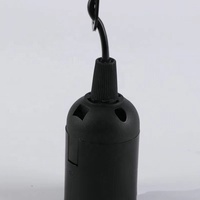 Support de lampe à douille E27 en plastique, bricolage, avec connecteur et fils, kit de suspension, pièces d'éclairage avec filetage m10