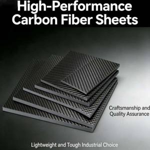 High Strength Full <strong>Carbon</strong> <strong>Fiber</strong> <strong>Sheets</strong> 4mm 5mm 6mm 8mm 10mm 12mm <strong>Carbon</strong> Plate And Fabric Pattern - Product Image 1