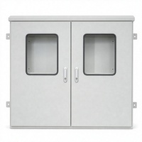 Boîtier de compteur électrique IP54 en acier, armoire de mesure murale, personnalisable OEM