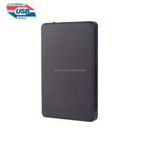 2,5 pulgadas SATA USB 3,0 negro ABS plástico HDD estación de acoplamiento caja de disco duro externo función protectora OEM Stock