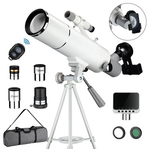 Télescope astronomique réfracteur HD View Screen 70400, longueur focale 400 mm, ouverture réflexe, <span class=keywords><strong>avec</strong></span> chercheur d'étoiles - Product Image 1