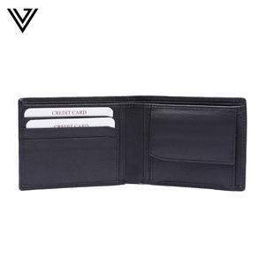 Cartera plegable ultrafina de primera calidad, tarjetero sencillo, billetera corta de algodón, funda para notas en múltiples colores minimalistas de vaca y Nappa - Product Image 2