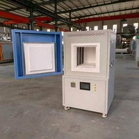 Peralatan Pemanas 1200 ° Tungku Listrik Suhu Tinggi C 100L Dengan Pengontrol Suhu Terprogram