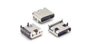 <b>TYPE</b> <b>C</b> USB Female Connector 16P Four-pin <b>Plug</b> Surface Mount Stainless Steel Copper-exposed - Product Image 5