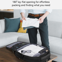 Mochila de Viaje Simple y de Gran Capacidad, Personalizable/OEM, Multifuncional, Impermeable, para Computadora, para Negocios y Desplazamientos Diarios