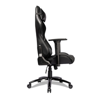 Chaise de jeu ergonomique personnalisée en cuir PU, avec accoudoirs 2D, coussin cervical, pivotante et inclinable, pour ordinateur, directement de l'usine