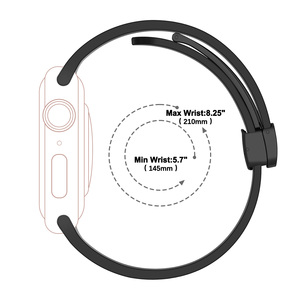 <span class=keywords><strong>Cinturino</strong></span> Magnetico in Silicone per <span class=keywords><strong>Apple</strong></span> <span class=keywords><strong>Watch</strong></span> 10 42/46mm <span class=keywords><strong>8</strong></span> Ultra 4 5 6 7, <span class=keywords><strong>Cinturino</strong></span> Sportivo in Metallo con Fibbia per Iwatch 38 40 41 42 44 45 49mm - Product Image 4