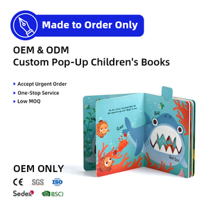 รับพิมพ์หนังสือตามสั่งขายส่ง พิมพ์หนังสือตามความต้องการสำหรับเด็ก หนังสือภาพนิทานภาษาอังกฤษ 3 มิติ ภาษาจีน สำหรับขาย - Product Image 2
