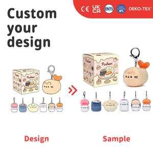 Portachiavi Peluche Personalizzato a Sorpresa, Ciondolo Morbido Animale Imbottito, Giocattolo Personalizzato per Regali Promozionali, Serie da Collezione - Product Image 1