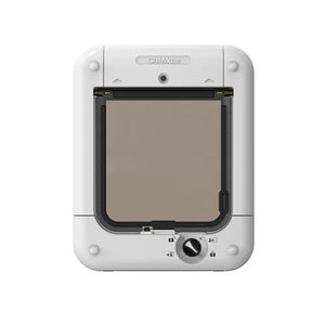 Porte pour animaux personnalisable Cat Mate avec détection par puce, entrée intelligente pour animaux, verrouillage bidirectionnel, petite trappe pour chien pour portes intérieures et extérieures - Product Image 1