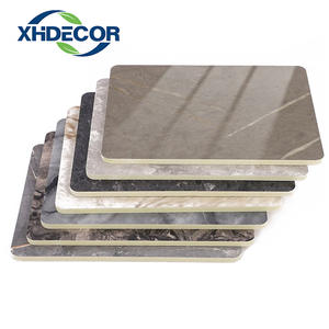 Decoration High Glossy Custom Marble Alternative UV Marble <b>Sheet</b> <b>PVC</b> Wall Panels - Product Image 1