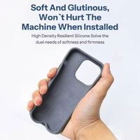 Nouvelle coque de téléphone en Silicone liquide pour Apple iPhone 16 13 14 11 12 15 Pro Max Plus X XR XS 7 8 étuis pare-chocs couverture souple antichoc