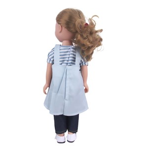 <span class=keywords><strong>Delantal</strong></span> de muñeca de 18 pulgadas unisex, trajes de mamá, PC de plástico, modelo de dibujos animados DIY, vestido de juguete para todas las muñecas - Product Image 4