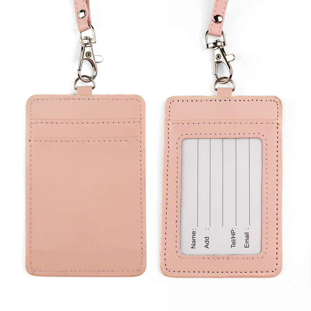 Custom Plastic Printing Badge Card Cotton Wallet Lanyards for Id Badges Image 4
