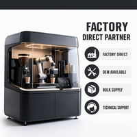 Robot Barista Kopi Otomatis 6 Axis Lengan Robot Mesin Kopi Latte Art untuk Kedai Kopi Ritel untuk Otomatisasi Pabrik