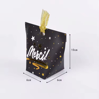 Boîte cadeau de mariage trapézoïdale personnalisée avec poignée en ruban, boîte d'emballage en carton pour bonbons et chocolats, pour fêtes, Noël, friandises sucrées