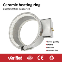 Composant chauffant professionnel certifié ISO CE pour usine, résistance chauffante en céramique à bande haute température pour utilisation dans les projets d'extrusion industrielle