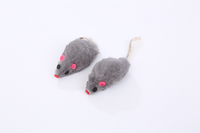 Jouets pour chats et chatons en fausse fourrure de lapin, mini-jouets amusants pour animaux de compagnie, vente en gros d'usine