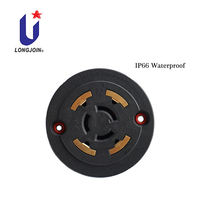 Boîtier de prise NEMA 7 broches PBT Phocontrol avec bornes arrière ANSI C136.41 IP54 Courant nominal 15 A Joint en silicone