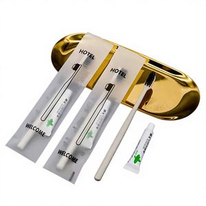 GlobeLink - Juego de Artículos de Aseo de Lujo para Hoteles, Kit Dental Desechable Limpio e Higiénico, Cepillo de Dientes y Pasta de Dientes - Product Image 2