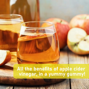 Private Label Apple Cider Vinegar Gummies Supports Digestion Metabolism Appetite Craving Control Supports Energy Mental Clarity - Product Image 3