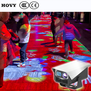 Ngoài trời đa màu sắc tương tác Full HD 1080P kỹ thuật số chiếu ánh sáng sàn hệ thống video 3D Holographic sàn chiếu - Product Image 6
