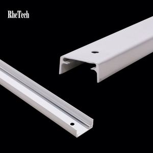 WEKIS Juego de 4 Herrajes Modernos de Acero Duradero para Puertas Plegables de Madera Maciza, Accesorios para Armarios y Roperos, Tornillos Deslizantes para Puertas Correderas Tipo Granero - Product Image 6