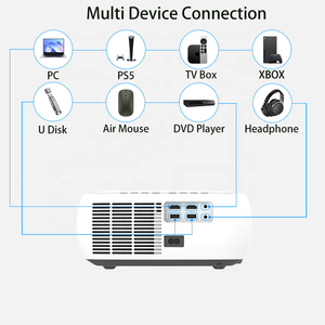 C300 ポータブルスマートミニプロジェクター 260 ANSIルーメン 4K解像度 Android 9 LED WiFi 2G ホームシアター ポケットプロジェクター バッテリー搭載 - Product Image 5