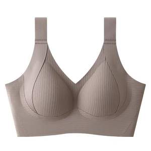 Reggiseno senza cuciture di grandi dimensioni da donna con supporto morbido regolabile a forma di petto <span class=keywords><strong>piccolo</strong></span> a forma di Para rosso con coppa completa - Product Image 1
