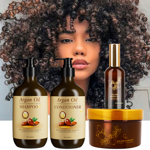 Ensemble de soins capillaires <span class=keywords><strong>pour</strong></span> <span class=keywords><strong>cheveux</strong></span> afro, shampoing et après-shampoing, huile d'argan naturelle, shampoing <span class=keywords><strong>pour</strong></span> <span class=keywords><strong>cheveux</strong></span> <span class=keywords><strong>bouclés</strong></span>, ensemble de produits capillaires <span class=keywords><strong>pour</strong></span> femmes noires - Product Image 6