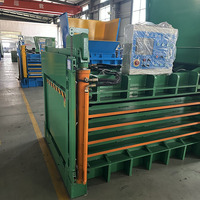 Presse à balles hydraulique horizontale à porte fermée de 200 tonnes pour la compression de la paille agricole et des déchets végétaux, machine de pressage robuste