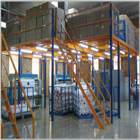 Vente directe usine : Système de rayonnage industriel robuste en acier pour mezzanine, solution de stockage multi-niveaux en acier avec plateforme et revêtement en poudre