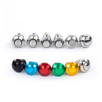 8mm 10MM interrupteur en métal 2/4 broches autobloquant/verrouillage auto-réinitialisation/momentané étanche petit Mini bouton interrupteur