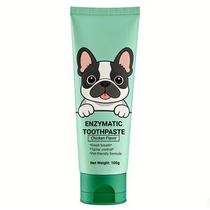 Wholesale OEM Pet Complete Care <b>Toothpaste</b> for Puppies and Adult Dogs Chicken <b>Flavor</b> OEM Factory Enzymatic <b>Toothpaste</b> for Dogs - Product Image 1
