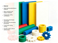 Usinage CNC de haute précision sur mesure de pièces en plastique technique PEEK POM Nylon PTFE - Service d'usinage