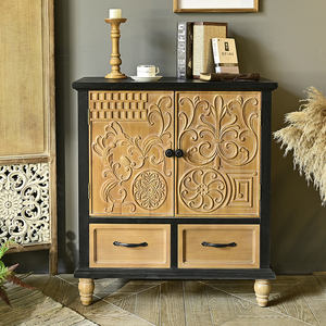 Mueble de Madera Maciza de Diseño Nuevo, Estilo Antiguo, para Sala de Estar o Entrada, con Puertas y Cajones, para Uso en Hoteles y Apartamentos - Product Image 4