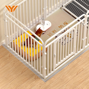 Con Chó playpen con chó lớn nhà vật nuôi khách sạn con chó lồng kim loại cũi con chó bút con chó nhà trong nhà con chó bút trong nhà mèo lồng con chó chạy - Product Image 3