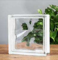 Blocs de verre ultra-transparents de haute qualité, briques de verre solides, blocs de verre décoratifs givrés