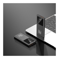 Batterie externe ultra-fine à affichage numérique 66W 20000mAh, chargeur portable haute capacité 20000 mAh