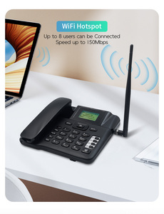 <span class=keywords><strong>Téléphone</strong></span> <span class=keywords><strong>fixe</strong></span> sans fil GSM de bureau JIMI personnalisable OEM/ODM pour hôtels – Fournisseur chinois - Product Image 6