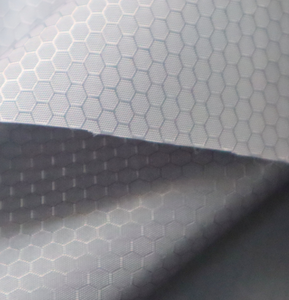 210D Imperméable PU Revêtement 3mm Football Grille <span class=keywords><strong>Nid</strong></span> <span class=keywords><strong>D</strong></span>'<span class=keywords><strong>abeille</strong></span> Grille <span class=keywords><strong>Gris</strong></span> Bagages Oxford Tissu Tissu - Product Image 2